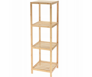 5five Bambusová police, 4 úrovně, 110 cm