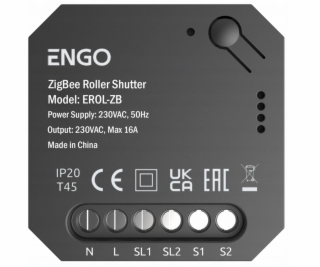 Engo Controls EROL-ZB - ZigBee ovladač rolet pro zapuštěn...