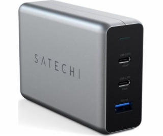 Satechi Nabíječka ST-TC100GM 1x USB-A 2x USB-C 2,4 A (ST-...