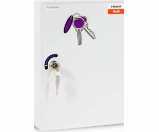 Metalkas Kovová skříňka s nastavitelnými závěsnými háky n...