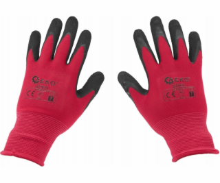 Geko Ochranné rukavice s povlakem velikost 7 – růžové (12...