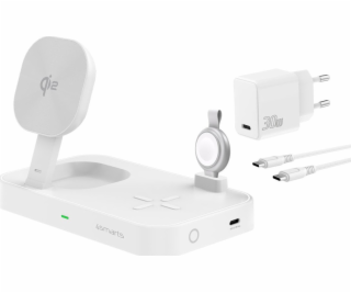 4smarts Nabíječka 4smarts Qi2 Ladestation Trident mit MFi...