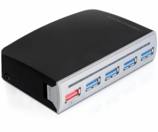 DeLock HUB USB 3.0, 4-portový, interný / externý