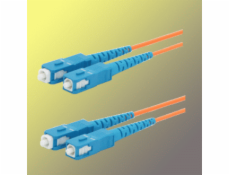 Optický patchkabel duplex SC-SC, 50/125 um MM, 10 m