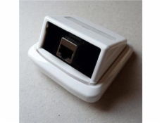 Jednozásuvka ABB TANGO 1xRJ45 cat.5e STP biela