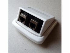 Dvojzásuvka ABB TANGO 2xRJ45 cat.6 STP biela