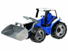 Lena Traktor s lyžicou 62 cm modro-sivý plast 02055