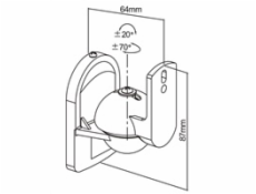 CONNECT IT Nástěnný držák na reproduktory