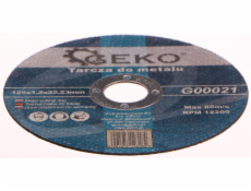 Řezný kotouč na ocel, 125x1,2mm, GEKO
