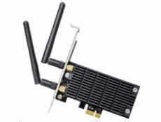 TP-LINK  Archer T6E Dual Band Wireless PCI-Express Adapter AC1300 2.4GHz/400 + 5GHz/867, 802.11ac/a/b/g/n, 2 odním.ant.