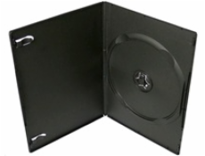 OEM Krabička na 1 DVD ultraslim 7mm černá (balení 100ks)