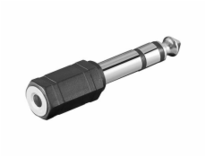 Adapter PremiumCord stereo jack 6.3 - stereo jack 3.5 M / F