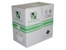 UTP kabel LYNX, Cat6, drát, LS0H, 305m box