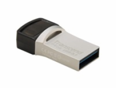 TRANSCEND USB Flash Disk JetFlash®890S OTG, 64GB, USB 3.1 Type-C/A, Silver (R/W 90/30 MB/s)