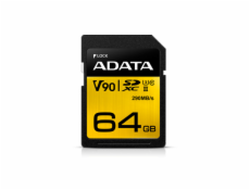 ADATA SDXC 64GB UHS-II U3 ASDX64GUII3CL10-C
