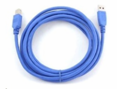 GEMBIRD Kabel USB 3.0 A-B propojovací 3m (modrý)