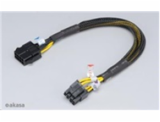AKASA Kabel  prodloužení k 8pin ATX PSU, 30cm