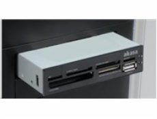 AKASA Čtečka karet AK-ICR-07 do 3,5", 6-slotová, 1x USB 2.0