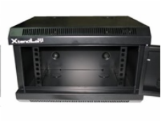 XtendLan 10" jednodílný nástěnný rozvaděč 4U, šířka 350mm, hloubka 280mm, černý