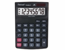REBELL kalkulačka - Panther 8 - černá