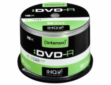 1x50 Intenso DVD-R 4,7GB 16x Speed, Cakebox