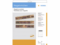 Herma Negative pockets PP clear 25 Sheets/5-Strips 7761