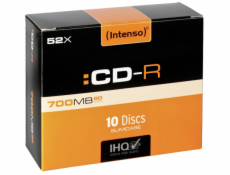 INTENSO CD-R Slim Case 700MB 10ks INTENSO CD-R Slim Case 700MB 10ks