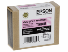 Epson ink cartridge vivid light magenta T 580 80 ml       T 580B