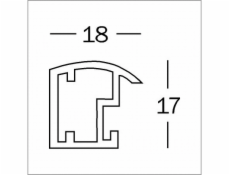 Walther Trendstyle cierna 30x40 plast KP040B