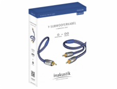 in-akustik Premium Y Subwoofer kabel Cinch - 2x Cinch 2,0 m