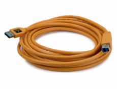 Tether Tools USB kábel USB Micro-B 3.0 zástrčka, USB-B zásuvka 4.60 m oranžová CU5460ORG