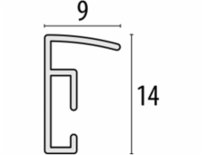 ZEP New Easy strieborna 15x20 plast Rahmen KL3
