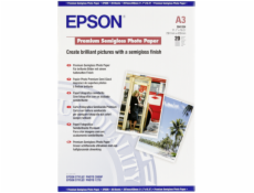 Epson Premium Semigloss Photo A3, 20 Sheet, 251g    S041334
