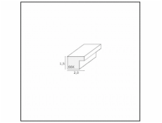 Deknudt S66KF1 P1          18x24 drevo biela s Passepartout