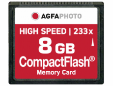 AgfaPhoto Compact Flash      8GB High Speed 233x MLC