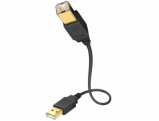 5x in-akustik Premium High Speed USB A / B 2.0 1,0 m