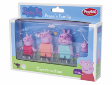 BIG PlayBIG Bloxx Peppa Pig Rodinka, 4 figurky