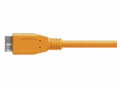Tether Tools USB-C to 3.0 Micro- B Right Angle 4,60m oranzova