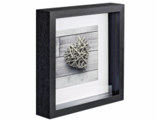 Hama Scala 3D cierna 23x23 portret drevo Passepartout 59773