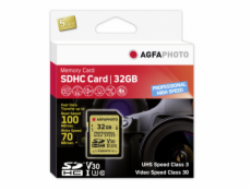 AgfaPhoto SDHC UHS I        32GB Professional High Speed U3 V30