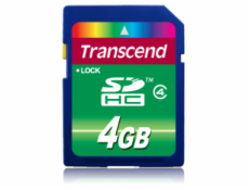 Transcend 4GB SDHC (Class 4) pamäťová karta