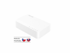 Tenda S105 5-Port Mini Eco Fast Ethernet Switch, 10/100 Mb/s, Desktop