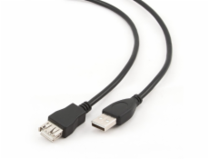 Kábel USB AA 3m 2.0 prodlužovací HQ Black
