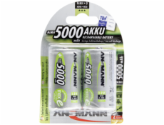 1x2 Ansmann maxE NiMH Aku Mono D 5000 mAh          5030922