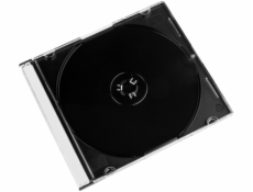 1x25 Slim CD Jewel Case transparent/black          51167