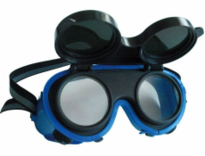Brýle svářečské, odklápěcí kruhové zorníky třídy F, ochrana proti záření