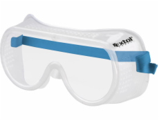 Brýle ochranné přímo větrané, čirý, polykarbonátový plochý zorník třídy F, EXTOL CRAFT
