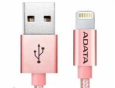 ADATA Lightning Cable na USB ruzovy zlaty Sync & Charge 1 m