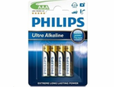 Philips batérie AAA ExtremeLife +, alkalická - 4ks