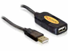 DeLock USB 2.0 kábel, predlžujúce AA samec / samica 10m, aktívny